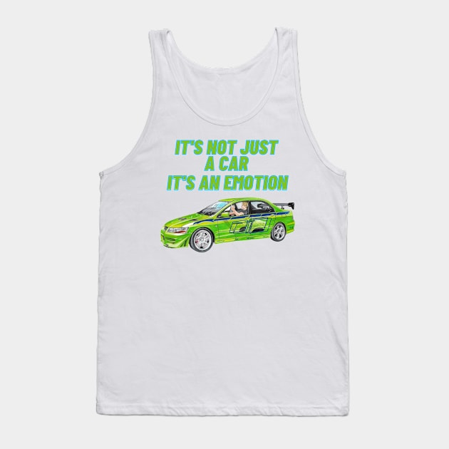 Paul walker's Lancer { fast and furious } Tank Top by MOTOSHIFT